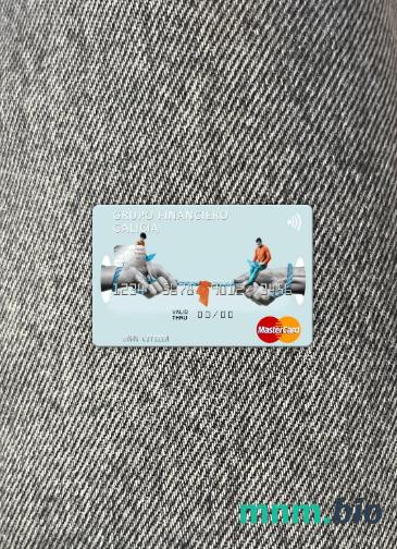 Argentina Grupo Financiero Galicia wygląd zdjęcia mastercard skan PSD + zdjęcie